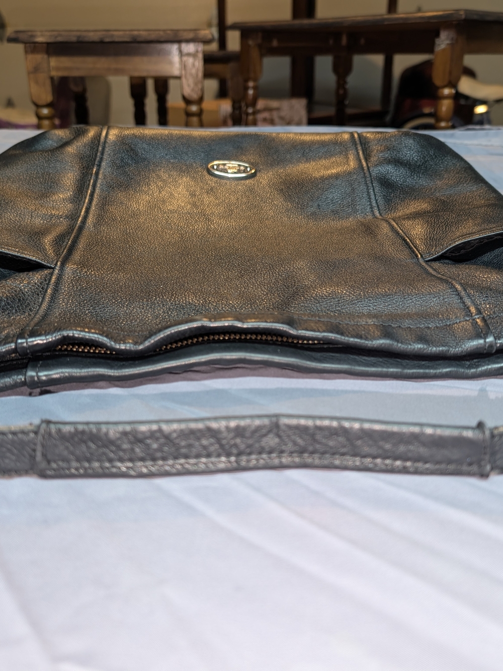Coach Black Leather Hobo Bag - Picture 4 of 14